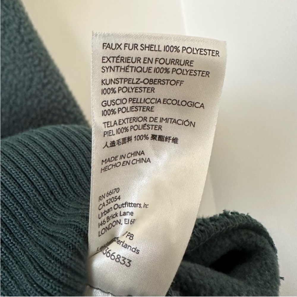 Free People- Shasta Cardigan Jacket In Deepest Spruce (Size:XL) - Picture 3 of 4